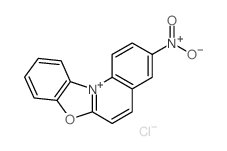 3-nitro-[1,3]benzoxazolo[3,2-a]quinolin-12-ium,chloride Structure