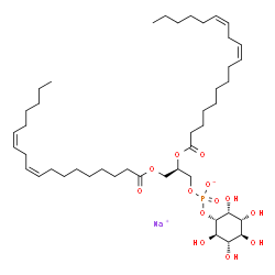 Phosphatidylinositols, wheat germ, sodium salts structure