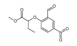 methyl 2-(2-formyl-4-nitrophenoxy)butanoate结构式