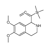 6,7-dimethoxy-1-(1-trimethylsilylpropan-1,2-dienyl)-1,2,3,4-tetrahydroisoquinoline结构式