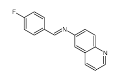 1-(4-fluorophenyl)-N-quinolin-6-ylmethanimine Structure