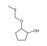 2-((methylthio)methoxy)cyclopentan-1-ol结构式