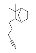 3,3-dimethylbicyclo[2.2.1]heptane-2-butyronitrile Structure