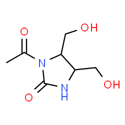 2-Imidazolidinone 1-acetyl-,4,5-bis(hydroxymethyl)- (7CI)结构式