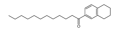 1-(5,6,7,8-tetrahydro-[2]naphthyl)-dodecan-1-one结构式