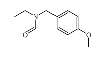 N-ethyl-N-(4-methoxy-benzyl)-formamide结构式