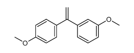 1-(3-methoxy-phenyl)-1-(4-methoxy-phenyl)-ethene Structure