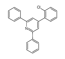 4-(2'-chlorophenyl)-2,6-diphenylpyridine结构式