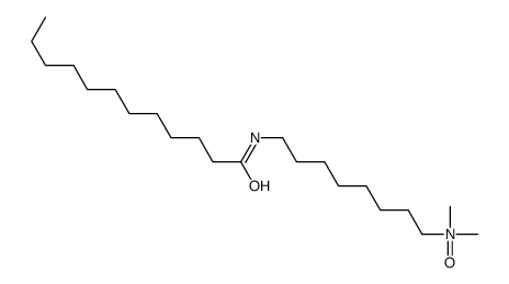 8-(dodecanoylamino)-N,N-dimethyloctan-1-amine oxide结构式