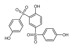 2,4-bis[(4-hydroxyphenyl)sulfonyl]phenol结构式