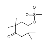 (2,2,5,5-tetramethyl-4-oxocyclohexyl) methanesulfonate Structure