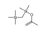 dimethyl-prop-1-en-2-yloxy-(trimethylsilylmethyl)silane结构式