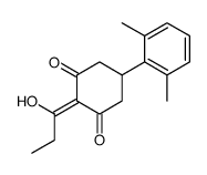 5-(2,6-dimethylphenyl)-2-(1-hydroxypropylidene)cyclohexane-1,3-dione Structure