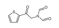 N-formyl-N-(2-oxo-2-(thiophen-2-yl)ethyl)formamide Structure