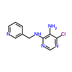 6-Chloro-N4-pyridin-3-ylmethyl-pyrimidine-4,5-diamine Structure