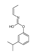 (3-propan-2-ylphenyl) N-prop-1-enylcarbamate结构式