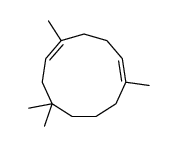 1,5,8,8-tetramethylcycloundeca-1,5-diene Structure