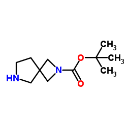 2,6-二氮螺[3.4]辛烷-2-甲酸叔丁酯结构式