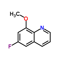 6-氟-8-甲氧基喹啉结构式