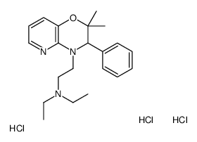 2-(2,2-dimethyl-3-phenyl-3H-pyrido[3,2-b][1,4]oxazin-4-yl)-N,N-diethylethanamine,trihydrochloride Structure