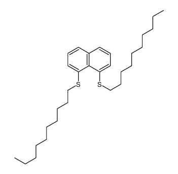 1,8-bis(decylsulfanyl)naphthalene结构式