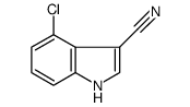 4-Chloro-1H-indole-3-carbonitrile structure