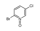 2-Bromo-5-chloropyridine 1-oxide结构式