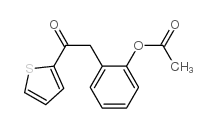 2-acetoxybenzyl 2-thienyl ketone structure