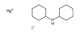 dicyclohexylphosphane,iodomercury Structure