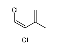 trans-3-methyl-1,2-dichloro-1,3-butadiene Structure