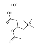 (2-Acetoxy-3-carboxy-propyl)-trimethyl-ammonium; hydroxide结构式