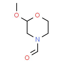 4-Morpholinecarboxaldehyde, 2-methoxy- (9CI)结构式