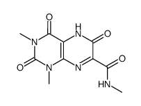 7-Pteridinecarboxamide,1,2,3,4,5,6-hexahydro-N,1,3-trimethyl-2,4,6-trioxo- structure