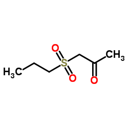 1-(propylsulfonyl)propan-2-one structure