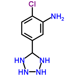 2-Chloro-5-(5-tetrazolidinyl)aniline Structure