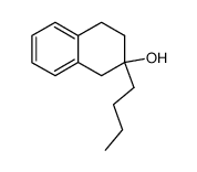 2-butyl-1,2,3,4-tetrahydronaphthalen-2-ol结构式