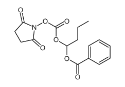 1-(2,5-dioxopyrrolidin-1-yl)oxycarbonyloxybutyl benzoate结构式