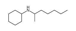 N-CYCLOHEXYL-2-AMINOHEPTANE结构式