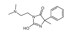 3-[2-(dimethylamino)ethyl]-5-methyl-5-phenylimidazolidine-2,4-dione结构式