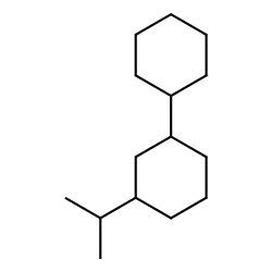 3-Isopropyl-1,1'-bicyclohexane结构式