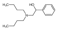 2-(N,N-Dibutylamino)-1-phenylethanol Structure