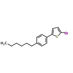 2-Bromo-5-(4-hexylphenyl)thiophene Structure