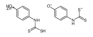 zinc,N-(4-hydroxyphenyl)carbamodithioate结构式