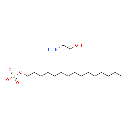 (2-hydroxyethyl)ammonium pentadecyl sulphate结构式