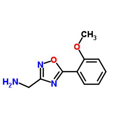 1-[5-(2-Methoxyphenyl)-1,2,4-oxadiazol-3-yl]methanamine Structure