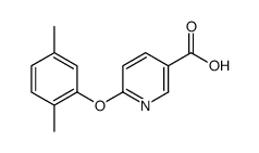 6-(2,5-DIMETHYLPHENOXY)NICOTINIC ACID structure