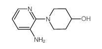 1-(3-Amino-2-pyridinyl)-4-piperidinol Structure