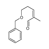 2-methyl-5-phenylmethoxypent-2-enal Structure