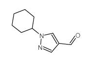 1-环己基吡唑-4-甲醛结构式