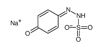 sodium,N-[(4-oxocyclohexa-2,5-dien-1-ylidene)amino]sulfamate Structure